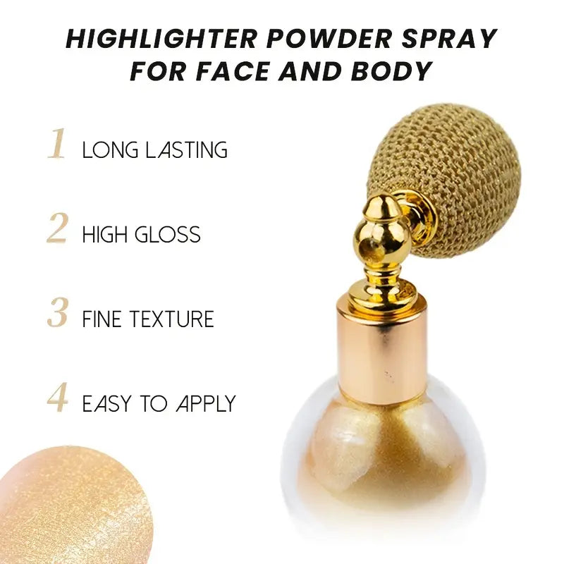 gold and silver body glitter set of 2