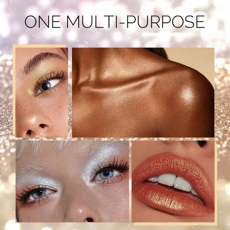gold and silver body glitter set of 2