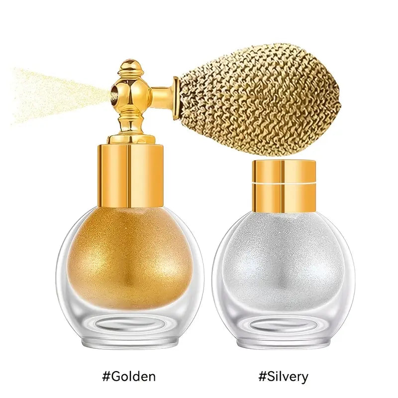 gold and silver body glitter set of 2