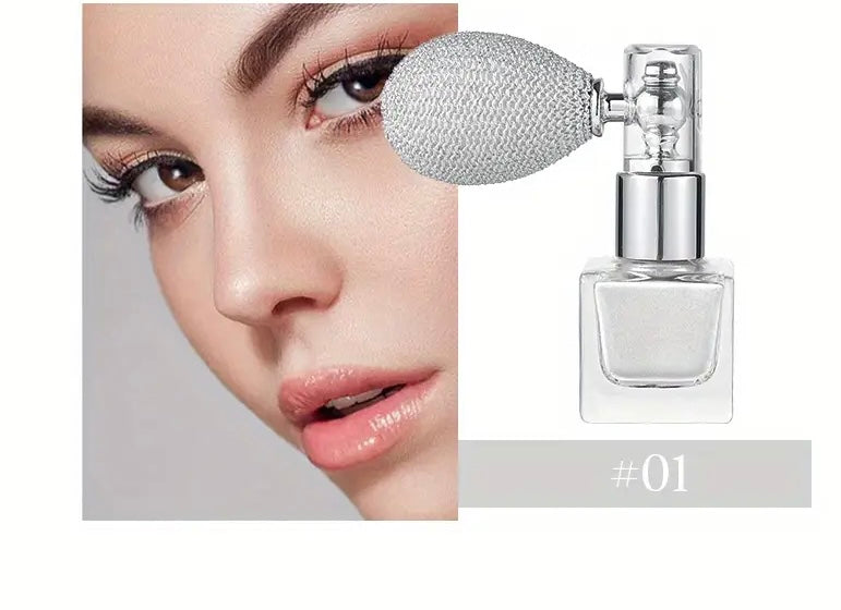 Pearl white Body glitter/shimmer spray