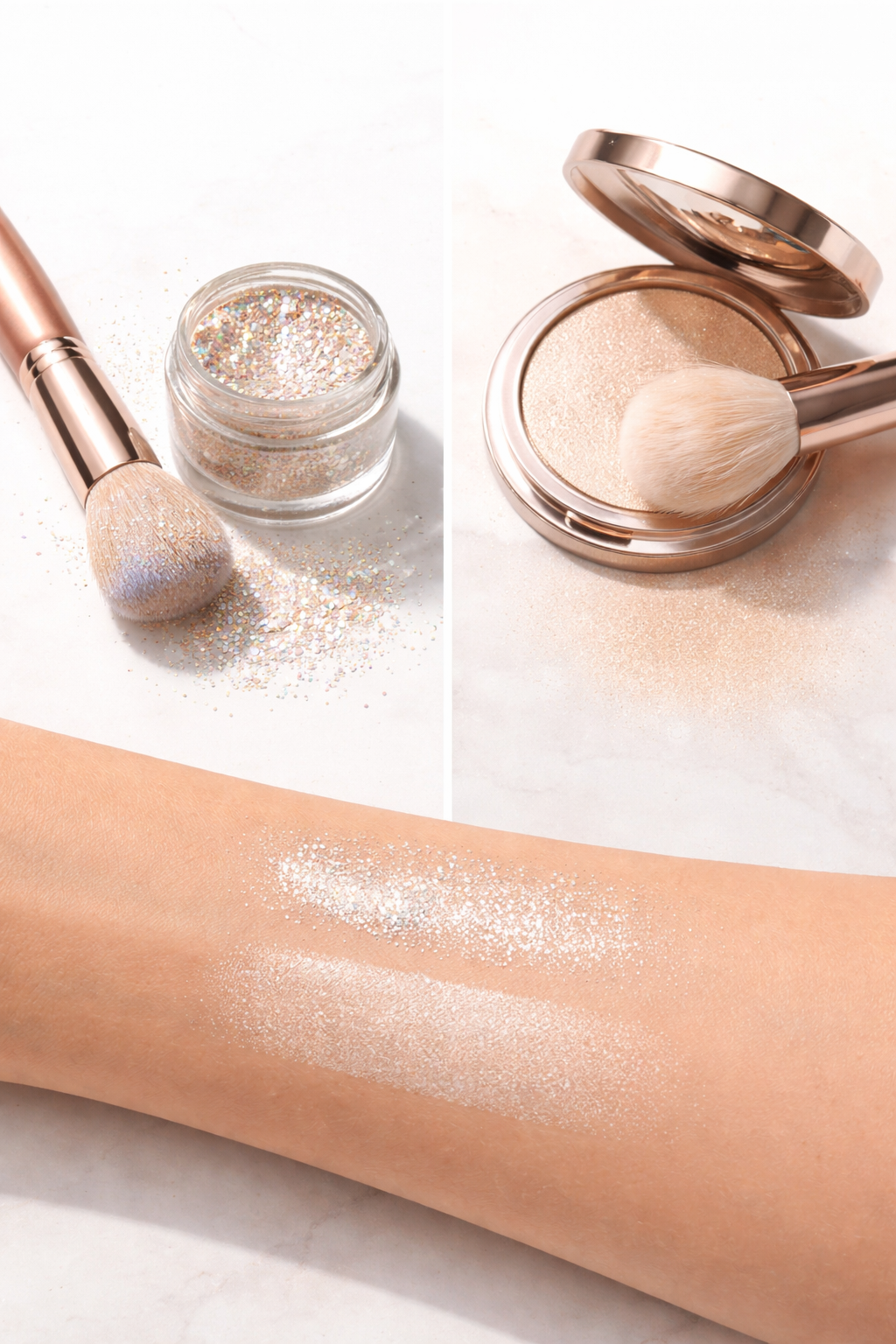 Body Glitter vs Shimmer Powder: What’s the Difference & Which One Should You Choose?