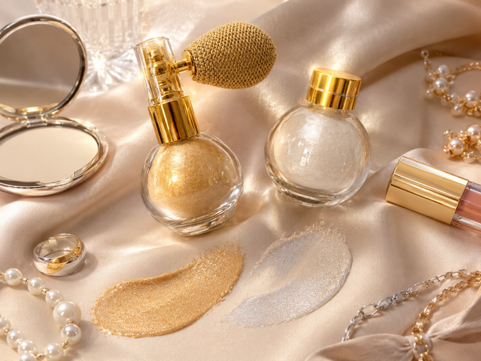 Gold and Silver Body Glitter