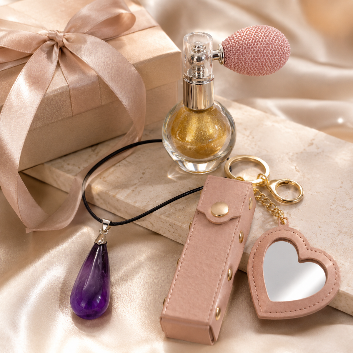 Gift sets under $35 with shimmer, jewelry, and accessories