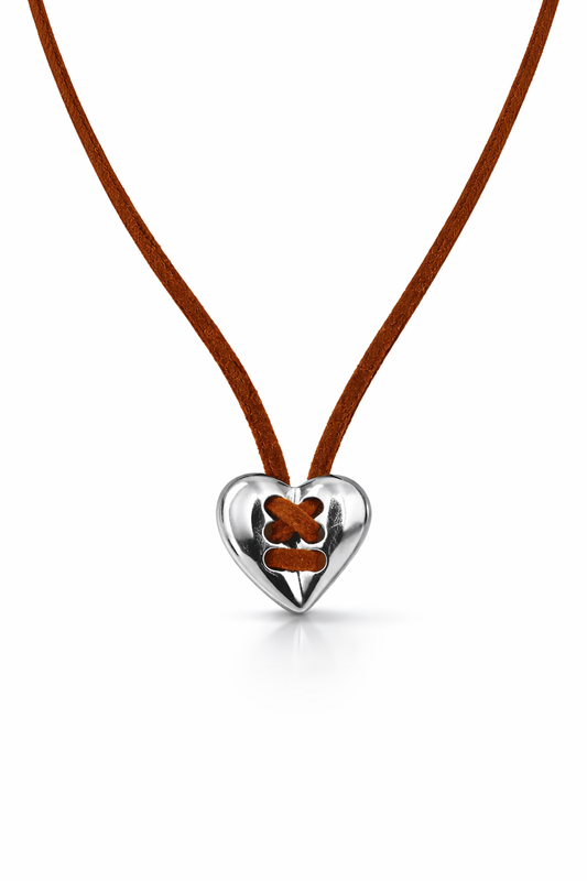 Vintage Silver Heart Necklace