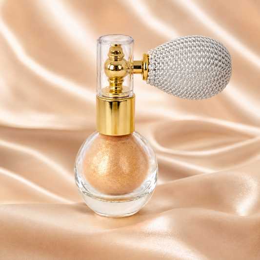 Champagne Rose Gold Body and Hair Shimmer Powder atomizer main product image