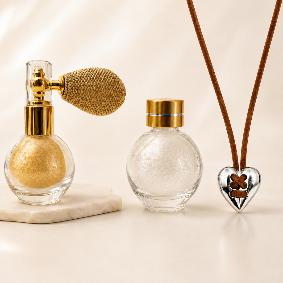Date Night Glow Beauty and Jewelry Gift Set clean product contents