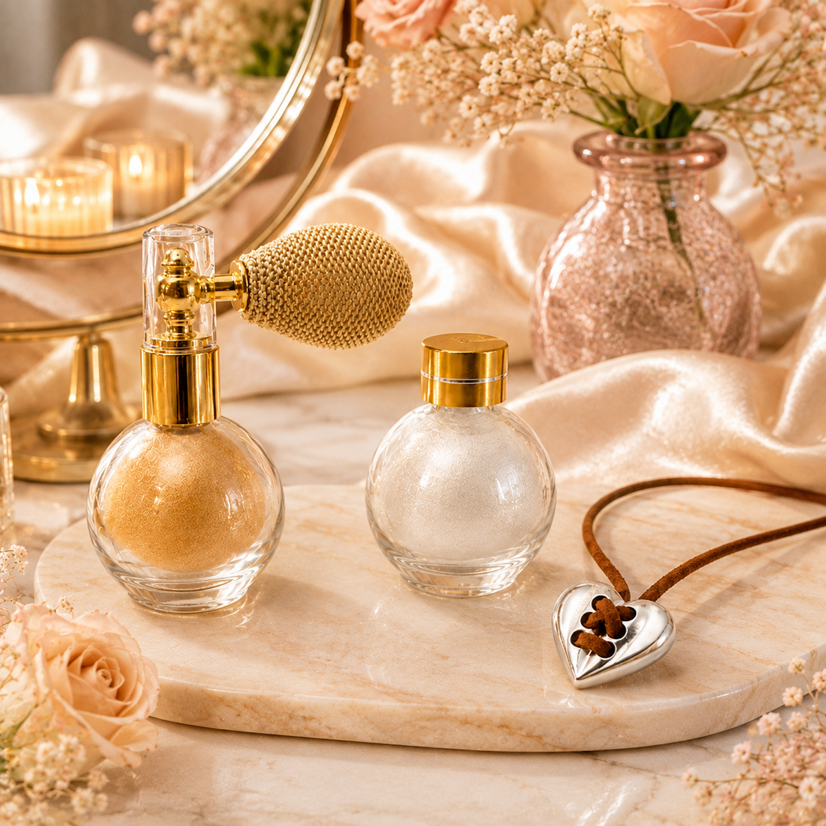 Date Night Glow Beauty and Jewelry Gift Set gift-ready presentation
