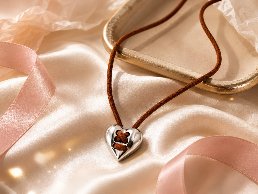 1 Silver Heart Necklace