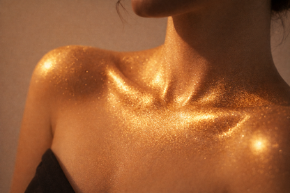 Luxury Body & Hair Shimmer Powder Trio (Silver, Gold & Lavender)