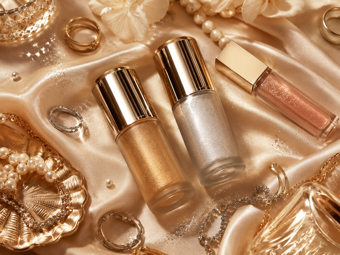 Gold and Silver Body Glitter