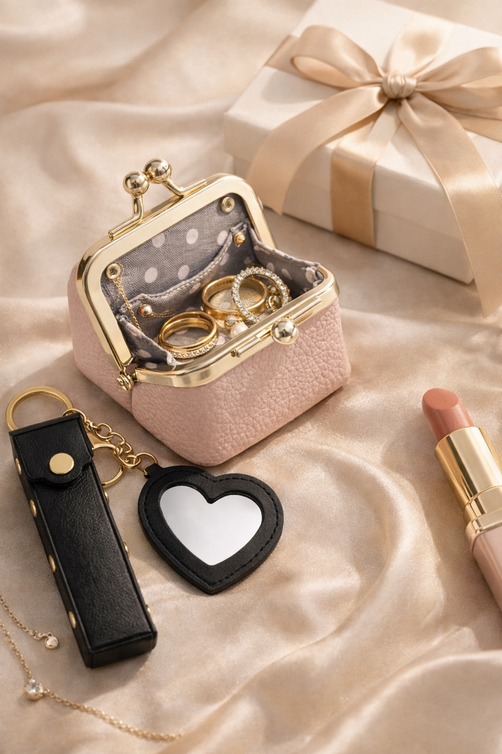 Pretty little extras for handbags, trips, and touch-ups
