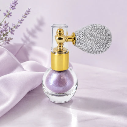 Lavender Body & Hair Shimmer Powder Default Title showing use case