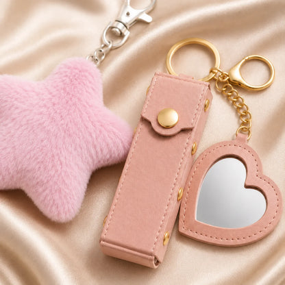 Close-up detail of Luxe Little Extras Keychain Gift Set Default Title
