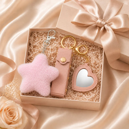Luxe Little Extras Keychain Gift Set Default Title gift-ready presentation