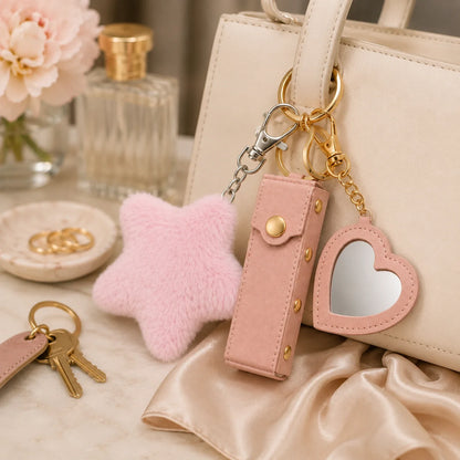 Luxe Little Extras Keychain Gift Set Default Title in lifestyle context