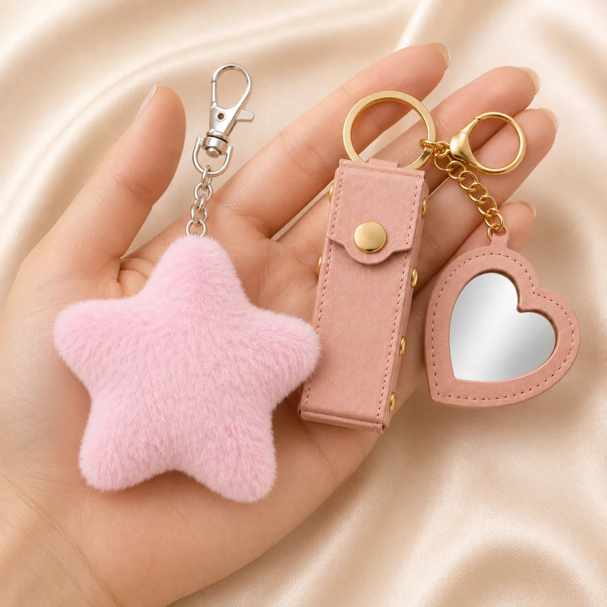 Luxe Little Extras Keychain Gift Set Default Title showing use case