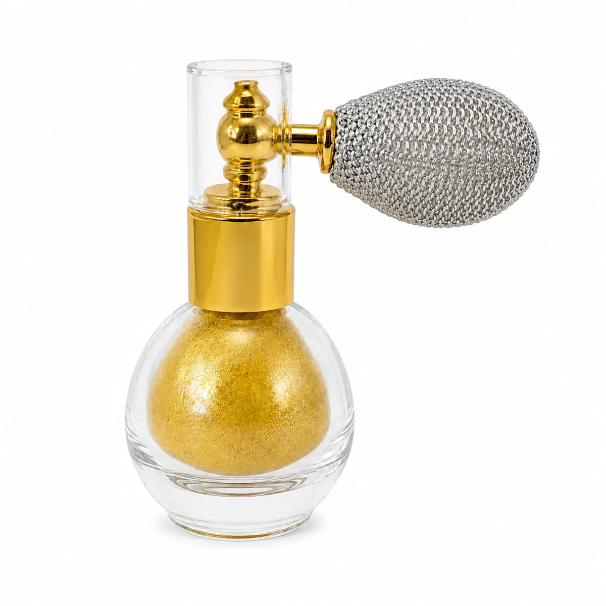 Luxury Gold Body & Hair Shimmer Powder Default Title showing contents and packaging
