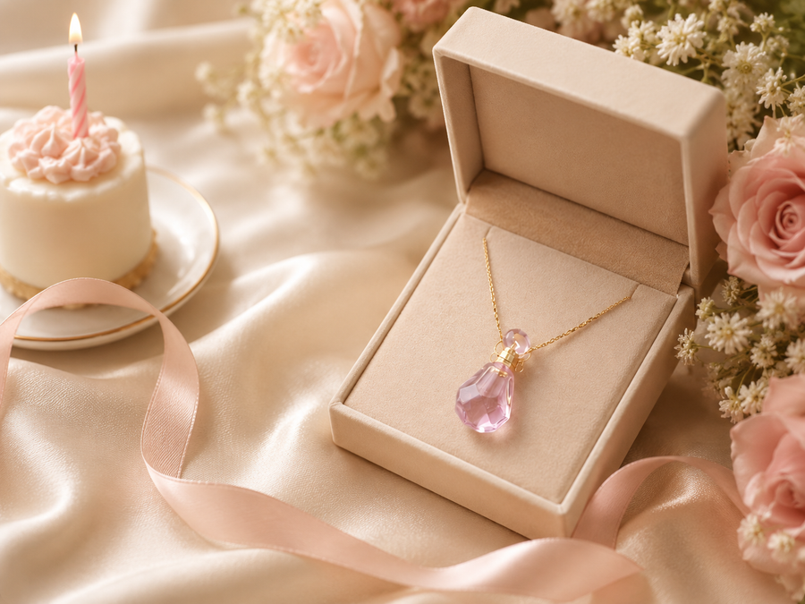 Pink Birthday Jewelry Gift