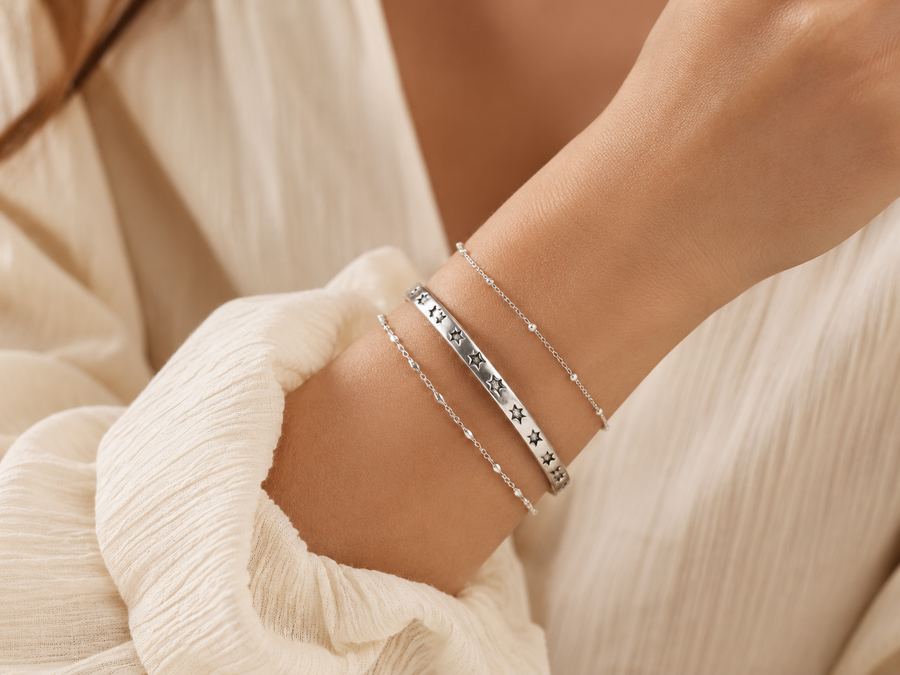 With an Everyday Bracelet Stack