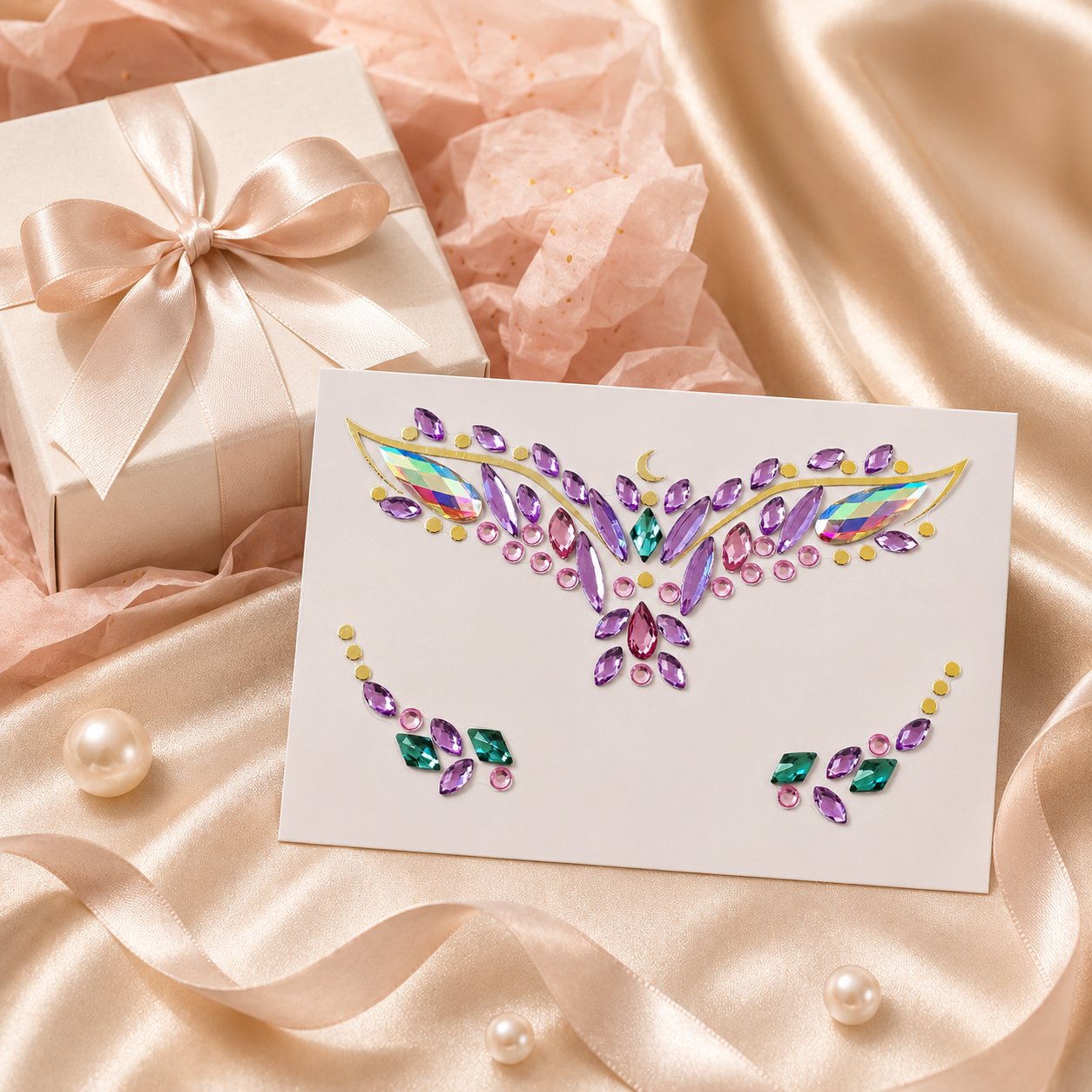 Celestial Festival Face Gems gift-ready packaging image