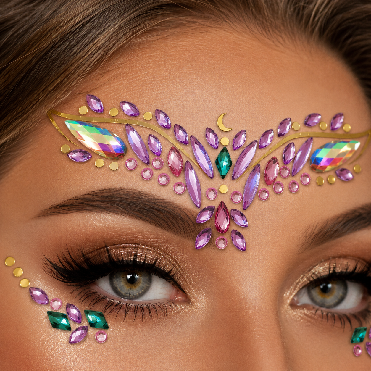 Celestial Festival Face Gems lifestyle image