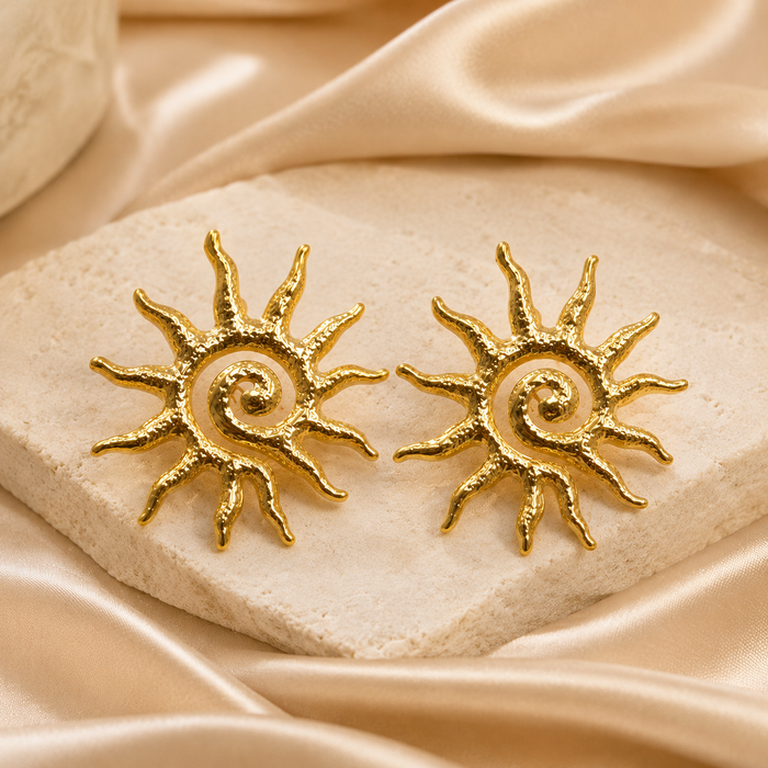 Golden Sun Earrings