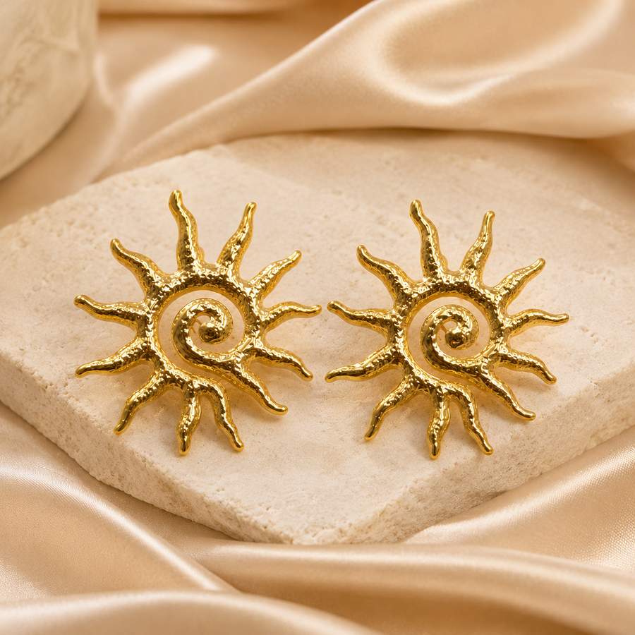 Golden Sun Earrings