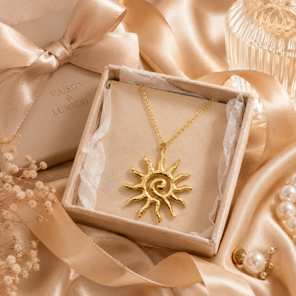 Hot Sun Necklace gift-ready packaging image