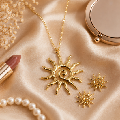 Hot Sun Necklace product guide graphic