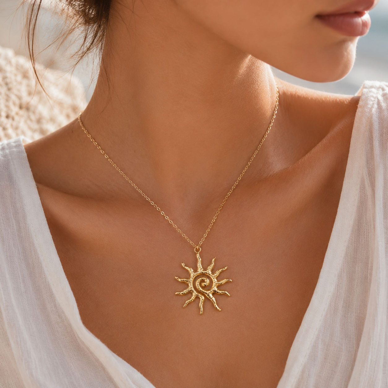 Hot Sun Necklace lifestyle image