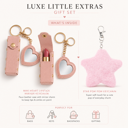 Luxe Little Extras Gift Set product guide graphic