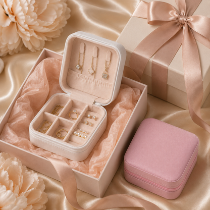 Mini Travel Jewelry Organizer Box gift-ready packaging image
