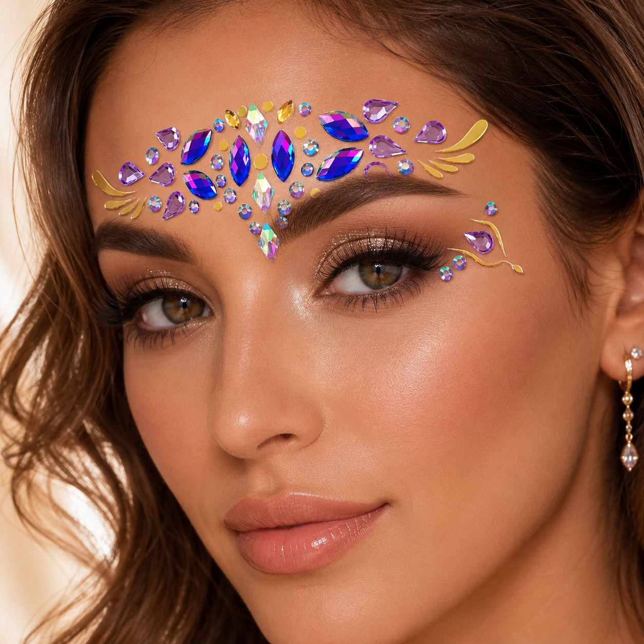 Rainbow Jewel Festival Face Gems lifestyle image