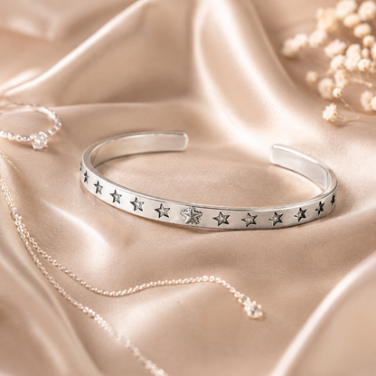 Silver Star Cuff Bracelet styling inspiration image
