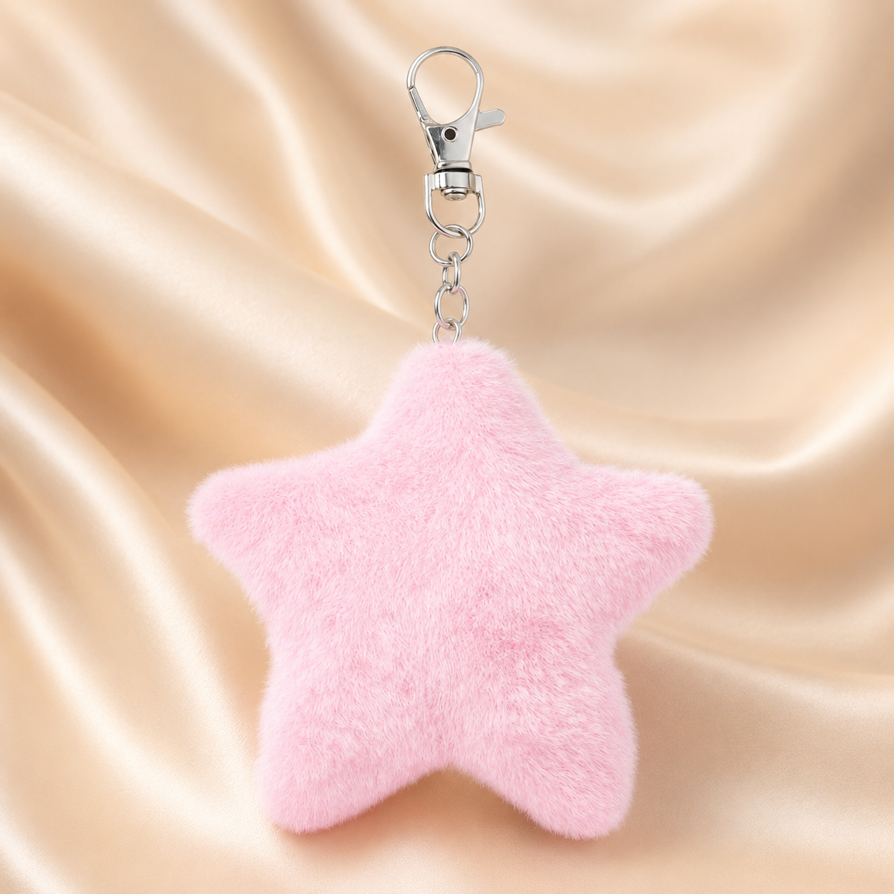 Star Pom Pom Keychain product image