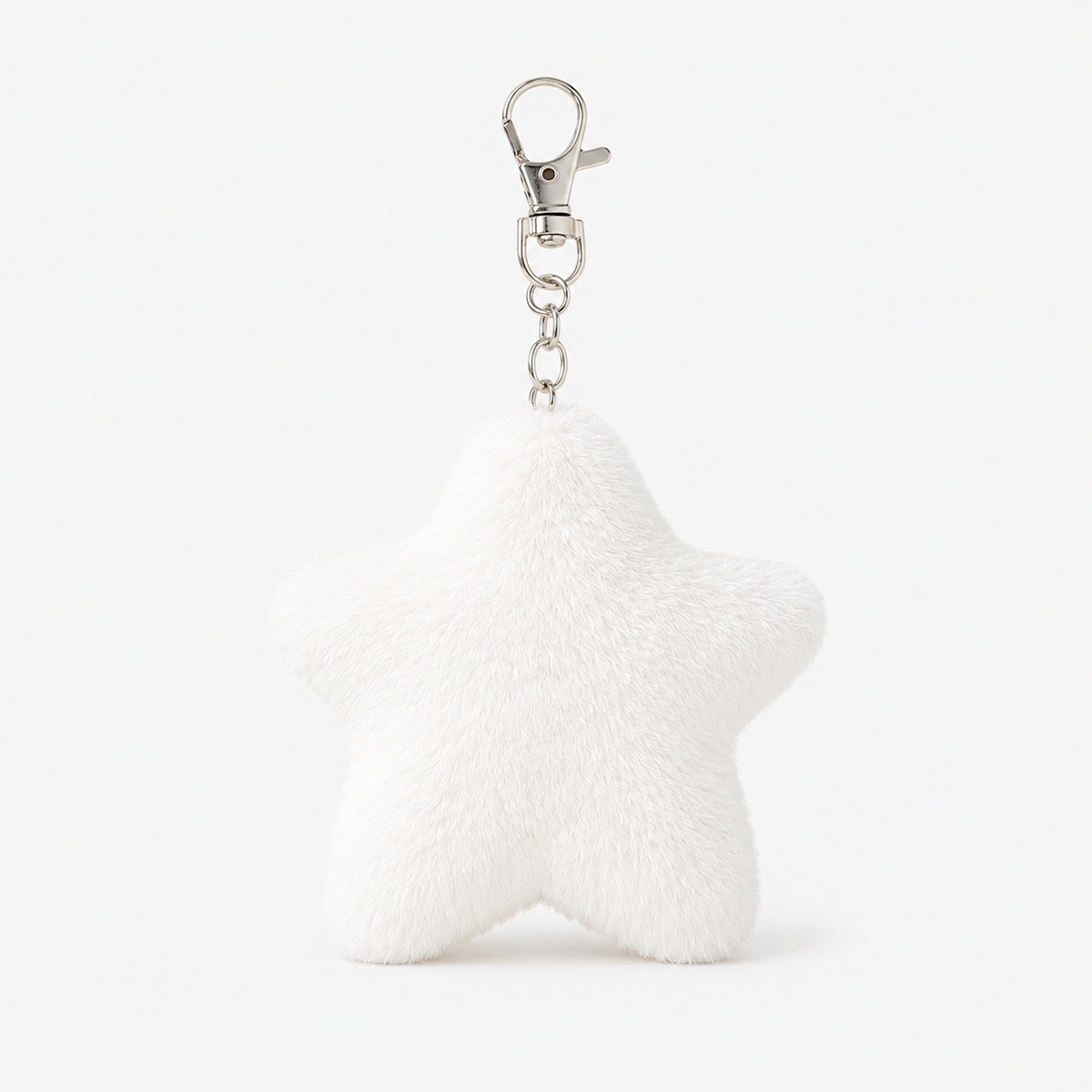 Star Pom Pom Keychain Default Title showing contents and packaging