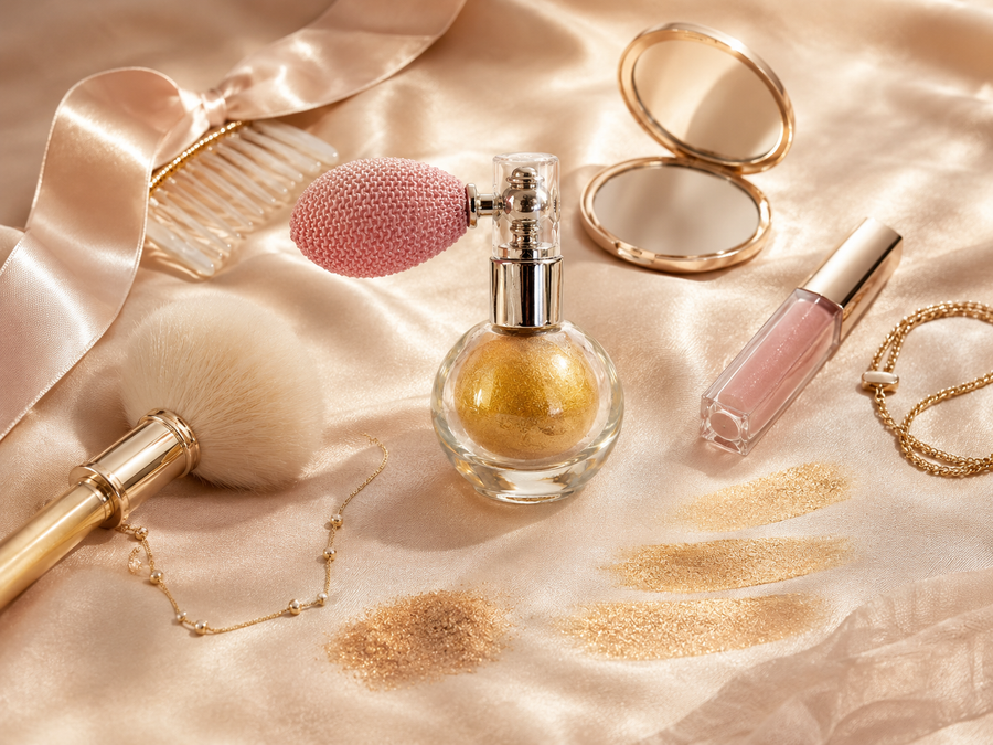 Where shimmer looks most expensive